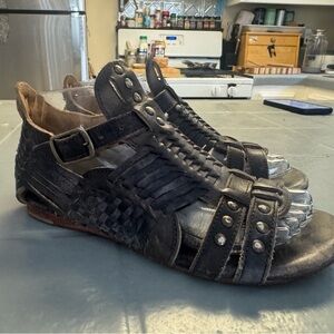 Bed Stu huaraches woven leather sandals